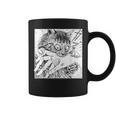 Japanese Horror Anime Cat Bite Crazy Cool Graphic Coffee Mug