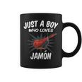Just A Boy Who Loves Jamon Jamon Taza de café