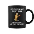 Just Because I'm Awake Doesn't Mean Sloth Lazy Graphic Print Coffee Mug