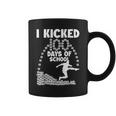 I Kicked 100 Days Of School Soccer 100Th Day Balls For Boys Coffee Mug