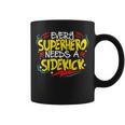 Kids Every Superhero Needs A Sidekick Friendship Graphic Print Coffee Mug