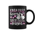 Kinda Busy Being A Silkie Chicken Mom Cute Silky Chicken Pet Graphic Print Coffee Mug