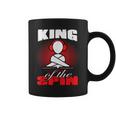 King Of The Spin Edm Dj Music Lover Taza de café