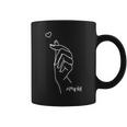 Korean Finger Heart Kpop Love K-Pop Merch Tassen