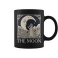 La Carta Del Tarot Luna La Luna Cartas Del Tarot Amantes Del Tarot Taza de café