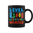 Level 100 Days Of School Unlocked 100 Days Of School Gamer Coffee Mug