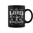 The Lord Is My Strength Faith Gym Workout Motivation Small Coffee Mug