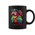 Loro Pirata Divertido Loroestido Como Pirata Taza de café