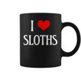 I Love Sloths I Heart Sloths Three Toed Tree Sloth Lover Graphic Print Coffee Mug