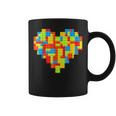 Master Builder Block Brick Building Heart Valentines Day Boy Coffee Mug