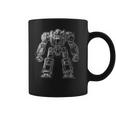 Mech Warrior Sketch Shirt Cool Tech Robot Fighter Graphic Print Coffee Mug