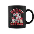 Meowy Catmas Santa Cats Reindeer Tree Christmas Tassen