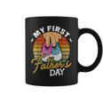 Mi Primer Día Del Padre Feliz Día Del Padre Taza de café