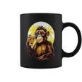 Mono Bebiendo Cerveza Bebedor De Cerveza Divertido Gorila Borracho Sim Taza de café