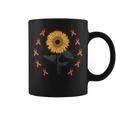 Multiple Sclerosis Awareness Sunflower Ms Warrior Support Taza de café