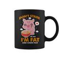Ne Me Regarde Pas Je Suis Gros Et Connais Ce Drôle De Cochon Rétro Tasse