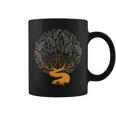 Night Fall Tree Leaves Skeleton Plant Nature Lover Graphic Print Coffee Mug