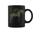 Obra De Arte De Caballo Diseño De Caballo Equitación Animales Caballo Taza de café