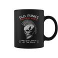 Old Punks Never Dies Punk Rock Music & Punks Taza de café