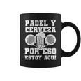Pádel Padelista Pala Tenis Padel Y Cerveza Taza de café