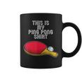 Ping Pong Hobby Table Tennis Slogan Tassen