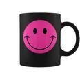 Pink Smile Face Cute Happy Peace Smiling Face Girls Coffee Mug