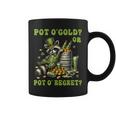 Pot O'Gold Or Pot O' Regret St Patrick's Day Raccoon Beer Graphic Print Coffee Mug