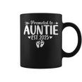 Promoted To Auntie Est 2025 Soon To Be New Aunt Baby Reveal Coffee Mug