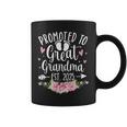 Promoted To Great Grandma Est 2025 First Time New Grandma Coffee Mug