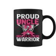 Proud Uncle Warrior Breast Cancer Awareness Coffee Mug