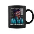 Realidadirtual Japonés Samurai Katana Chica Gamer Gaming Taza de café