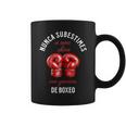 Regalo Boxeadora Humor Boxeo Divertida Chica Taza de café