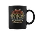 Retired 2025 Not My Problem Anymore Retirement Dad Coffee Mug
