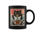 Retro Cat Ramen Japanese Graphic Kawaii Cat Anime Coffee Mug