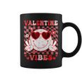 Retro Groovy Valentines Day Girl Valentine Vibes Coffee Mug