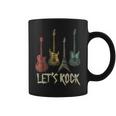 Lets Rock N Roll Guitar Retro Women's Tassen