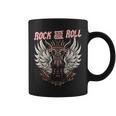 Rock And Roll Guitarraintage Rock Música Taza de café