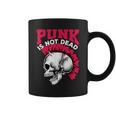 Rock And Roll Musik & Festival I Damen & Herren Punk Is Not Dead I Punker & Anarquía Para Punk Rock Small Taza de café