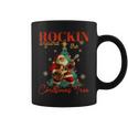 Rocking Around The Christmas Tree Santa Rock And Roll Guitar Tassen