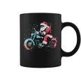Santa Claus Motorcycle Vintage Christmas Biker Lover Coffee Mug