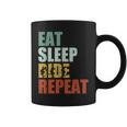 Scooter & Patinete Skater Regalo Eat Sleep Ride Repeat Taza de café