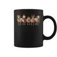 Sheep Santa Hat Lights Xmas Farm Animal Xmas Coffee Mug