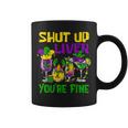Shut Up Liver You're Fine Mardi Gras Drinking Squad Coffee Mug