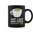 Solo Un Chico Al Que Le Encanta El Té Matcha Taza de café