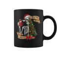 Sorta Merry Sorta Scary Christmas Skeleton Tree Xmas Graphic Print Coffee Mug