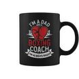 Soy Padre Y Entrenador De Boxeo Boxer Daddy Coaches Día Del Padre Taza de café