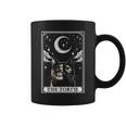 Tarot Card Vintage Crescent Moon Tortie Cat Mom Cat Lovers Coffee Mug