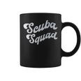 Team SCUBA SQUAD Diving Ocean Dive School Instructor Crew Graphic Print Coffee Mug
