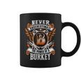 Never Underestimate The Power Of Burkey Burkey Name Coffee Mug