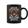 Never Underestimate The Power Of Werts Werts Name Coffee Mug